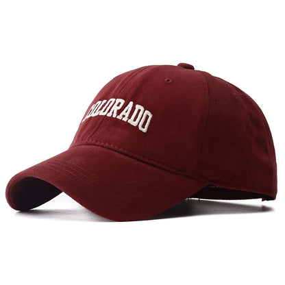 New Colorado Letter Embroidered Baseball Hat