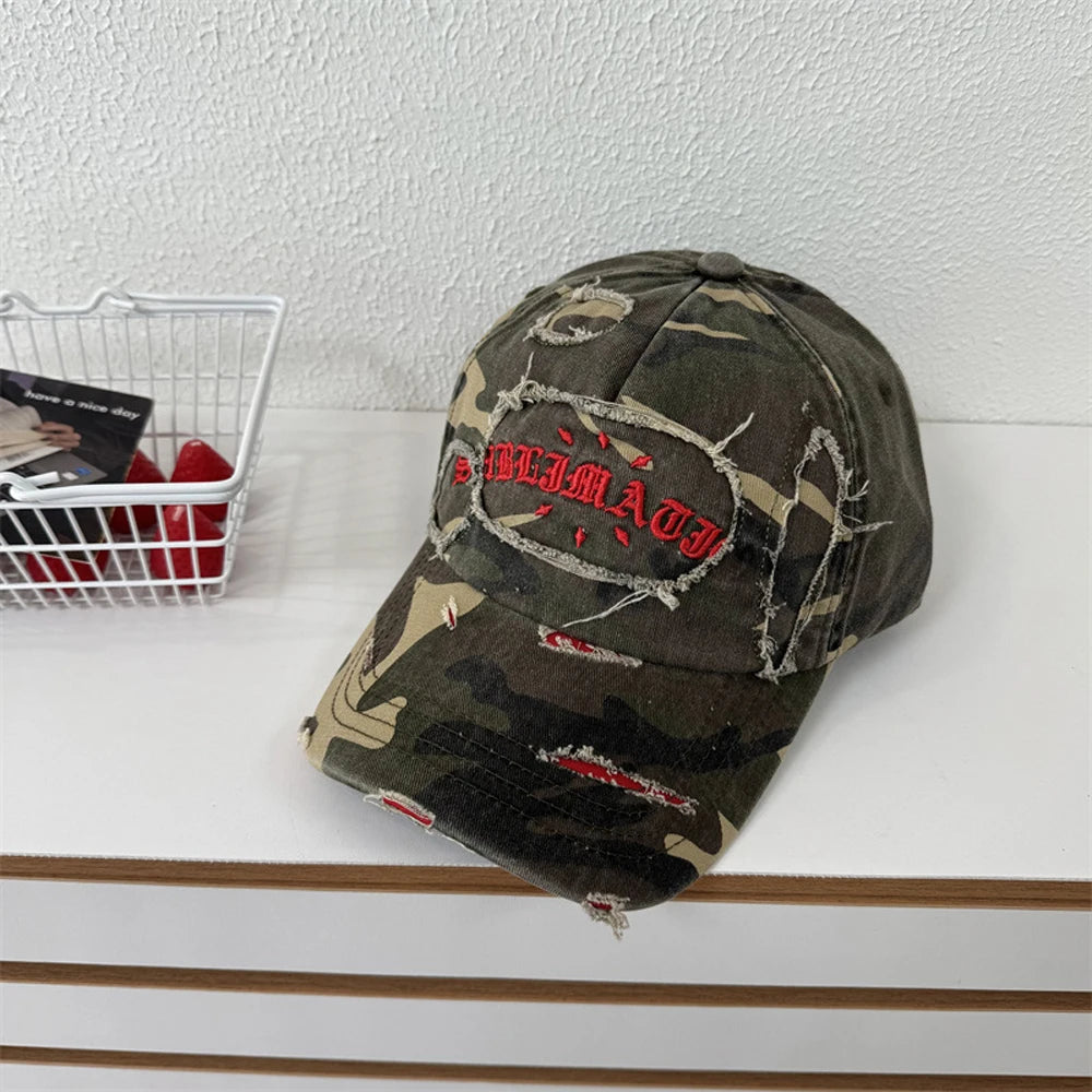 2026 New Unisex Broken Style Sanskrit Baseball Caps