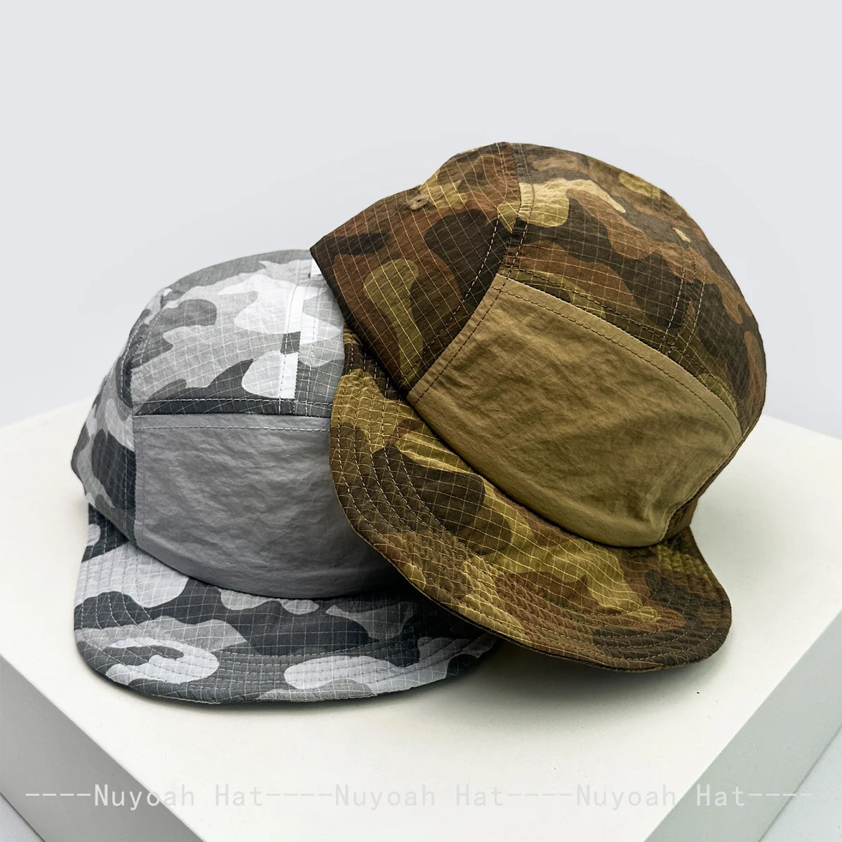 New Unisex Camo Quick Drying Letter Embroidery Baseball Hats