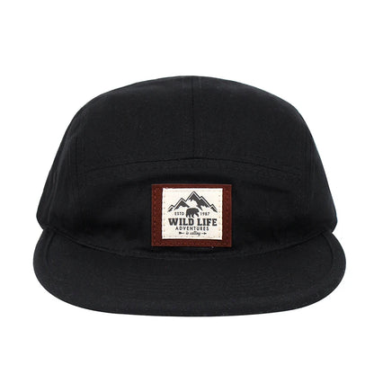Cotton 5 Panel Baseball Cap Snapback Caps