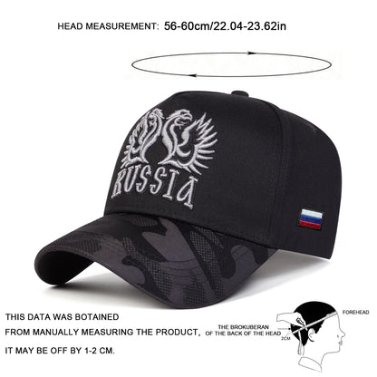 Unisex Russia Embroidery Baseball Caps Spring Autumn