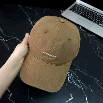 Retro Cotton Baseball Caps Spring Summer