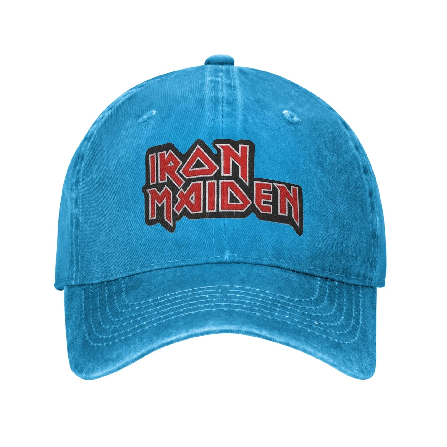 IronMaidens Washed Denim Cap Casual Baseball Caps