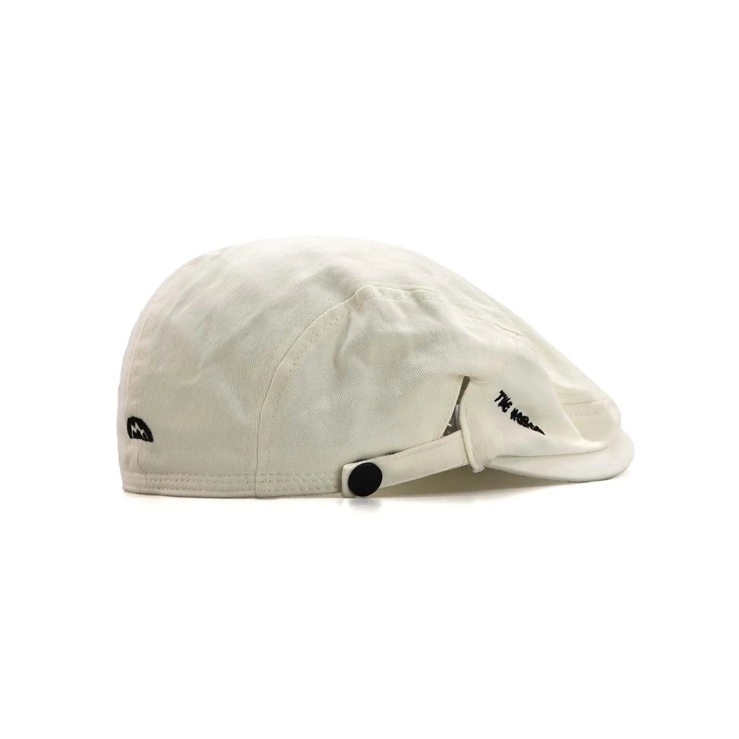 Casual Embroidered Cotton Beret Hat - Vintage Soft Reversible Newsboy Flat Cap