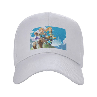 Princess Zelda Baseball Caps Fashion Baseball Hats Breathable Casual Casquette Outdoor For Men's And Women's
