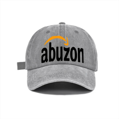 Vintage Washed Baseball Cap Unisex Distressed Snapback Hat Parody Graphic Embroidered Adjustable Dad Hat