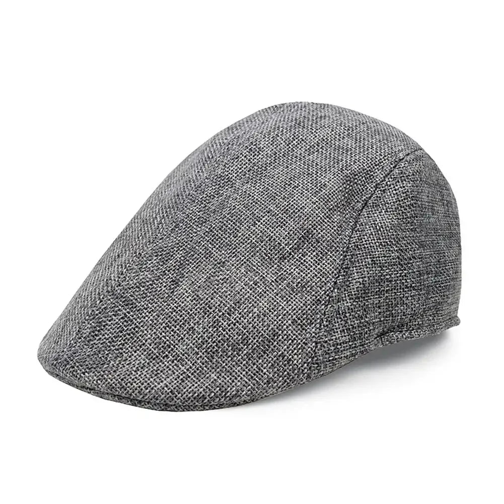 Linen Hat Boy Linen Outdoor Street Hats Leisure Sports Sun Caps