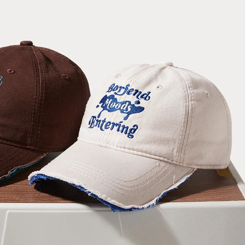 Embroidery Letter Baseball Caps for Women
