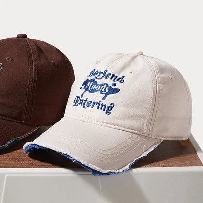 Embroidery Letter Baseball Caps for Women