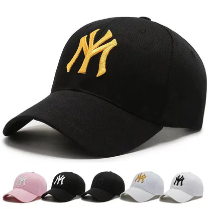 Fashion Letters Embroidery Baseball Caps Women Men