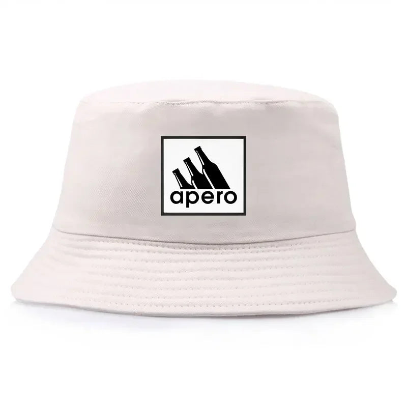 Adult Pastis Apero Bobs Man Reversible Bucket Hat Woman Outdoor Sports Fisherman Cap