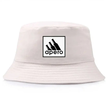 Adult Pastis Apero Bobs Man Reversible Bucket Hat Woman Outdoor Sports Fisherman Cap
