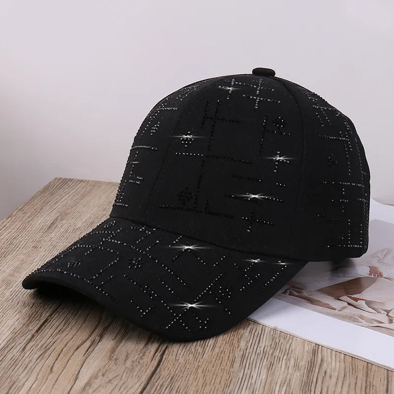 Spring/Summer New Water Diamond Casual Versatile Fashion Baseball Hat