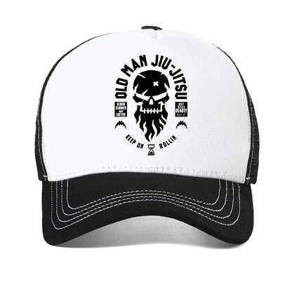 D Old Man Jiu Jitsu Baseball Cap Summer Men