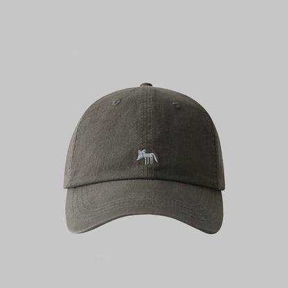 2026 New Cute Little Fox Embroidered Baseball Cap