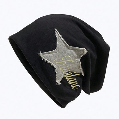 Cotton Knitted Cold Hat Female Internet Celebrity Versatile College Style Pile Hat