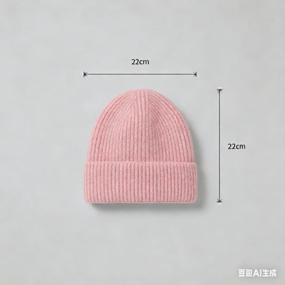 Autumn  Winter Short Warm Melon Hat Men