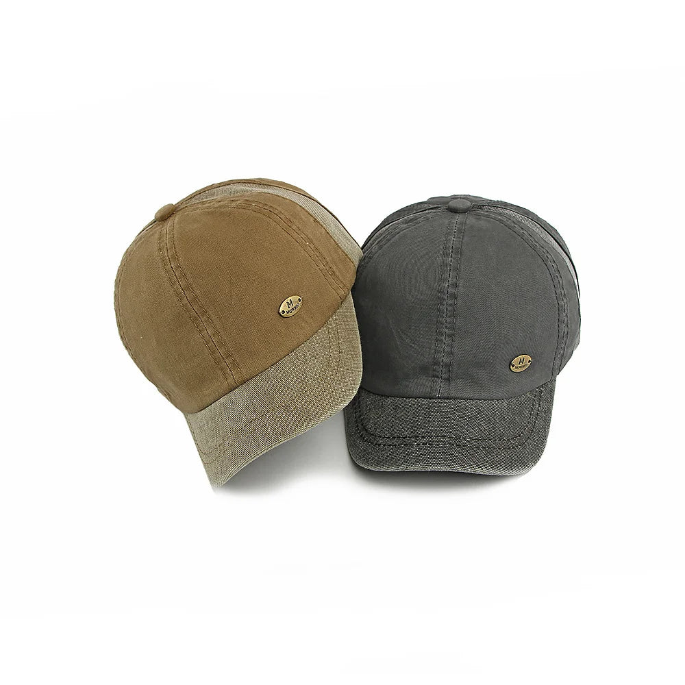 Custom Logo Vintage Washed Cotton Baseball Cap