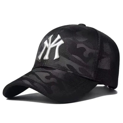 Fashion Letter Embroidery Camouflage Baseball Hats Spring And Autumn Outdoor