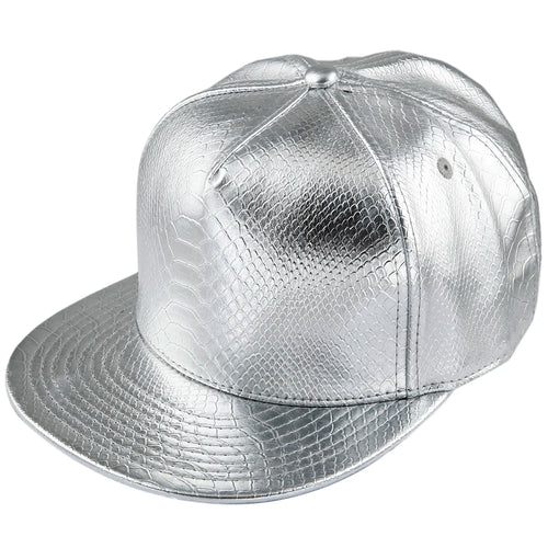 Hip Hop Caps Men Women PU Leather Adjustable