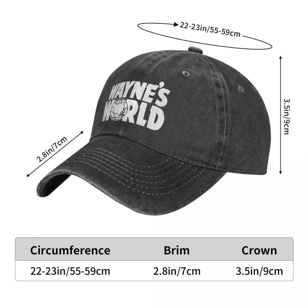 Waynes World  Baseball Cap