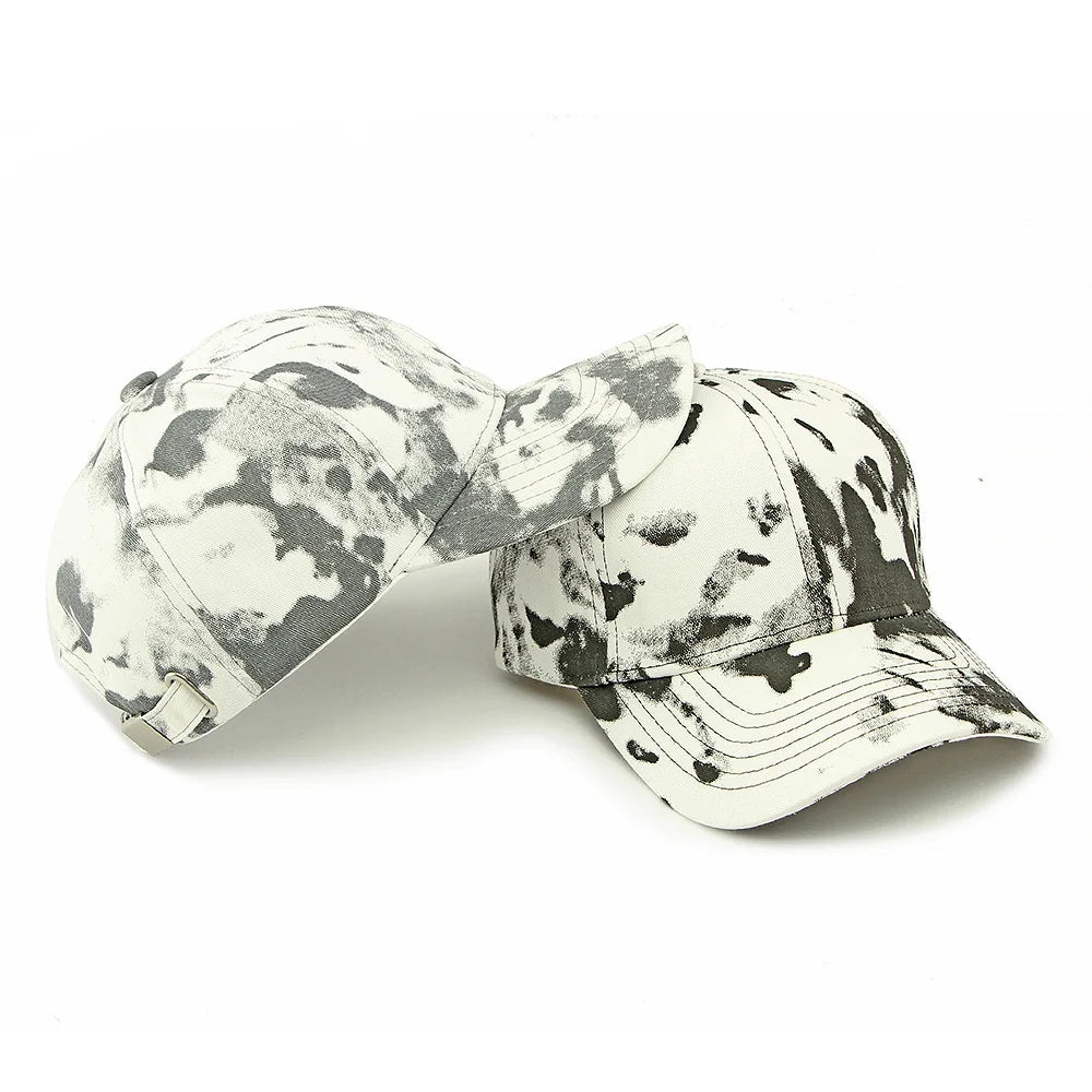 European American Tie Dye Cotton Baseball Cap