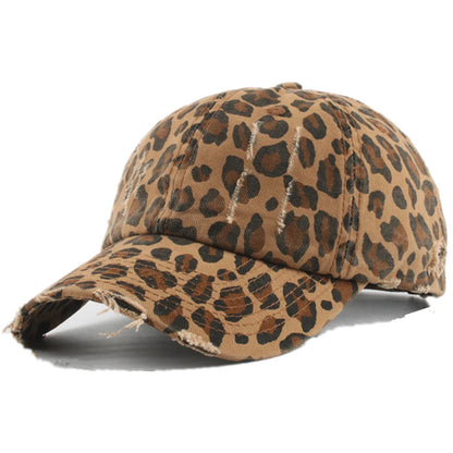 Y2K Fashion Leopard Print Women's Baseball Cap Summer