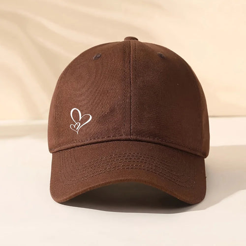 1 Piece of Love-themed Printed Baseball Cap A Fashionable Hat Suitable for Both Men and Women
