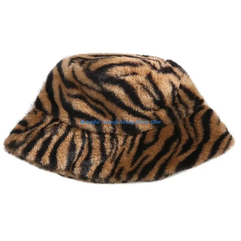 Fisherman Hat With Grain Plush Made Bucket Caps