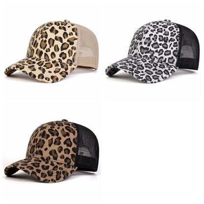 Fashion Adjustable Leopard Print Baseball Cap