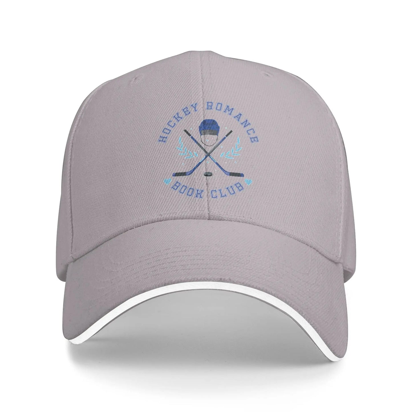Hockey Romance Book Club Men Baseball Cap