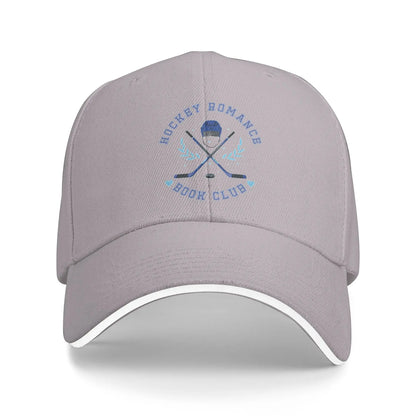Hockey Romance Book Club Men Baseball Cap