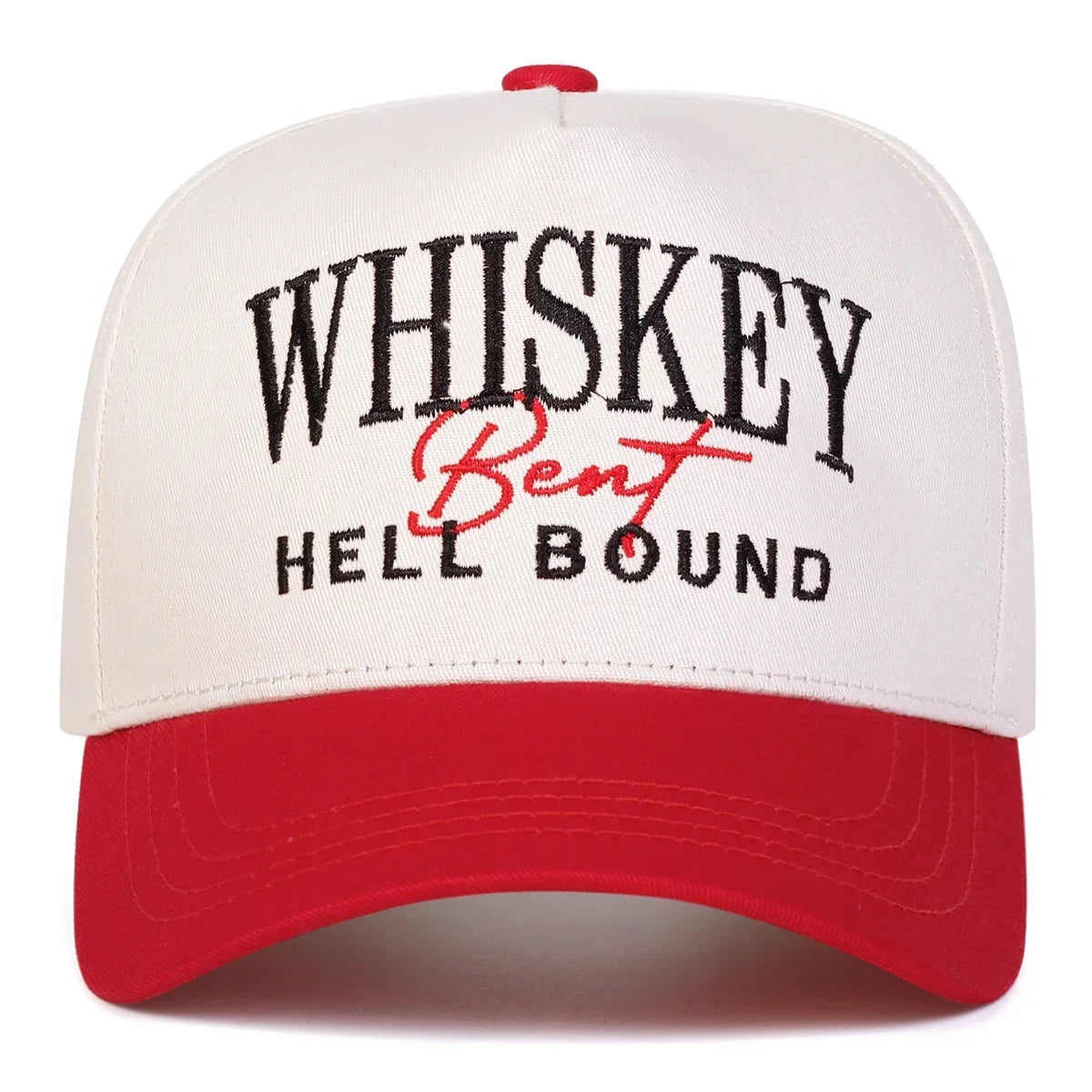 Unisex Whiskey Letter Embroidery Baseball Caps Spring Autumn