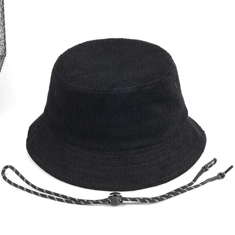 Dad Winter Hat Lady Outdoors Corduroy Bucket Hats Men