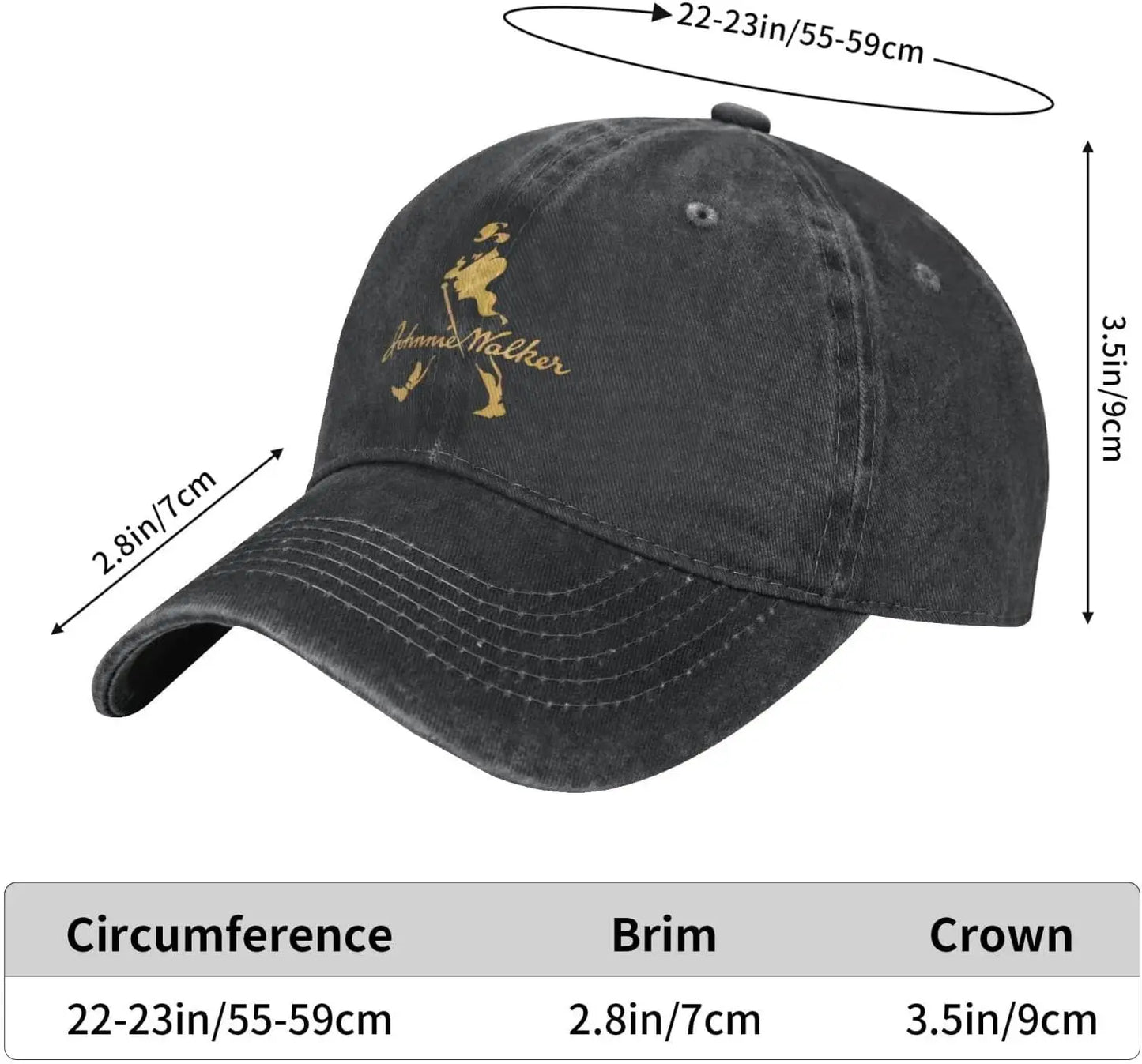 Johnnie Music And Walker Cap Unisex Adjustable