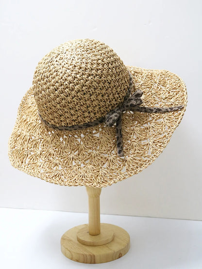 Women’s Summer Wide-Brimmed Foldable Panama Hat