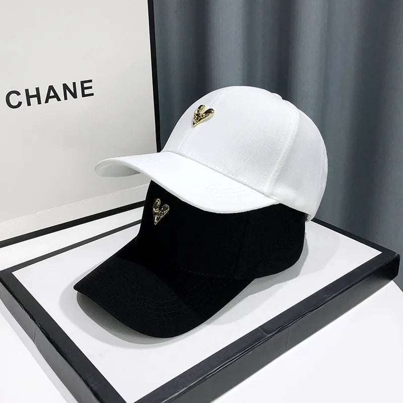 Unisex Love Embroidery Baseball Caps Spring Autumn