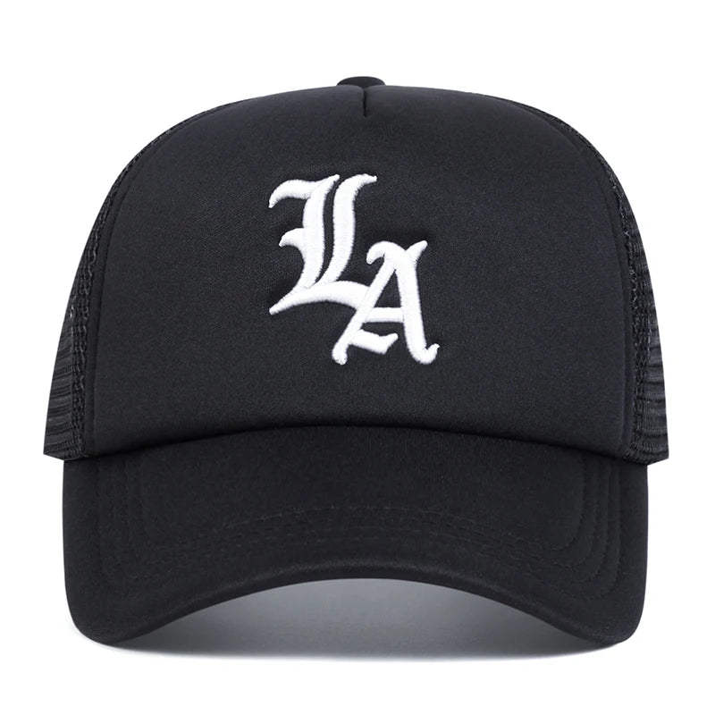 Unisex Letter Embroidery Baseball Net Caps Spring and Summer