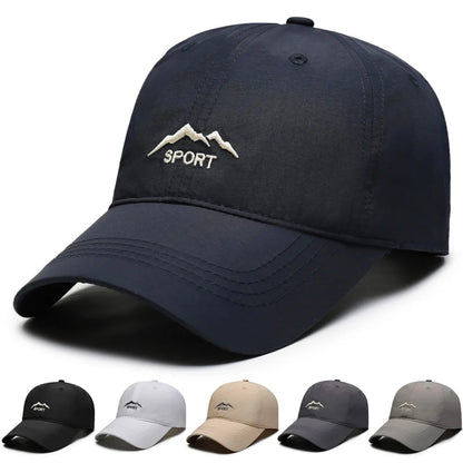 Unisex Mountain Embroidery Baseball Caps for Men and Women