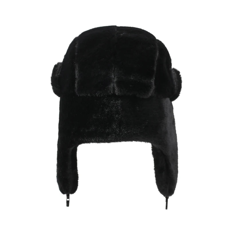 Five-Point Star Lei Feng Style Winter Outdoor Ski Hat, Unisex, Fleece-Lined For Warmth