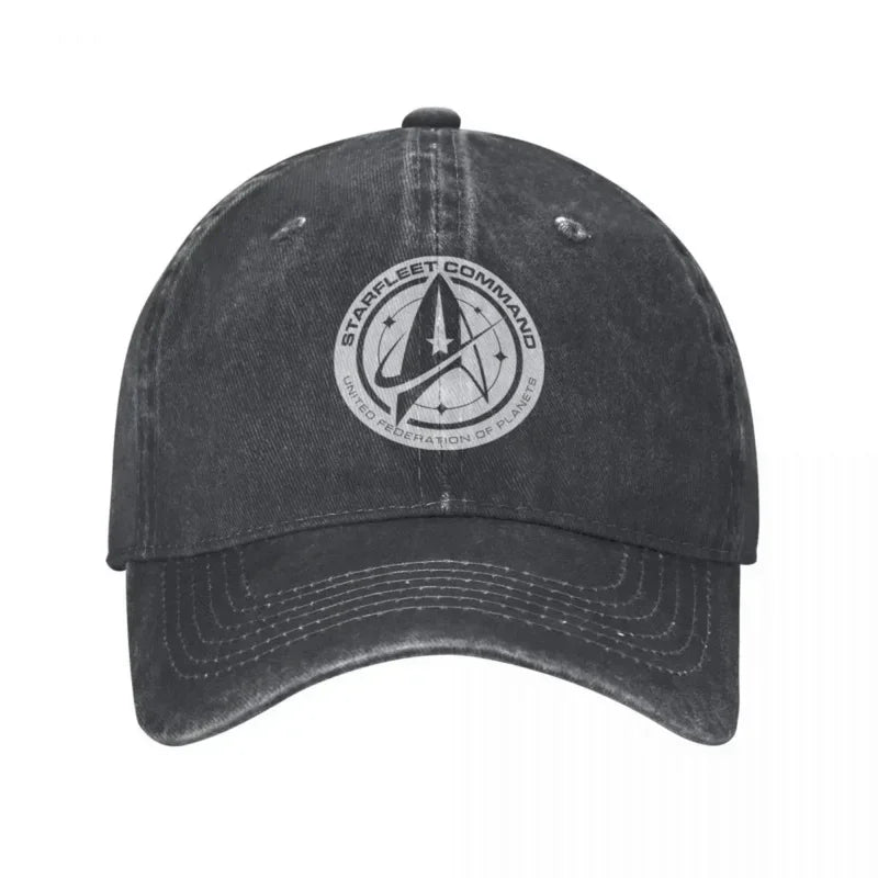Y2K Stars Treks Baseball Caps Retro Distressed Washed Baseball Hat Men Women