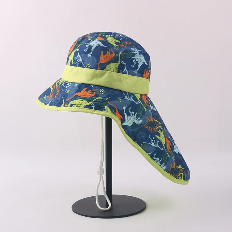 2-4 Years Summer Baby Hat Kids Cotton UV Protection Sun Cap Children