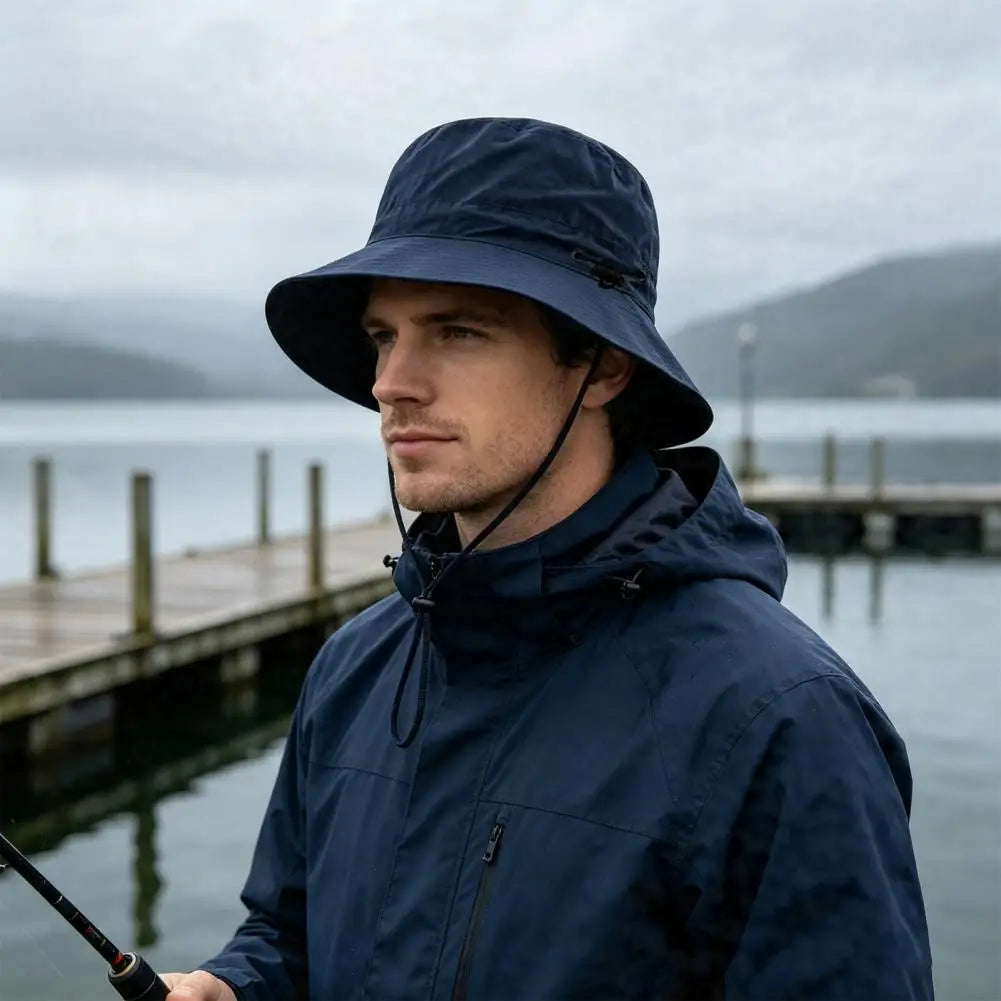Windproof Quick-Dry Cotton Polyester Beach Hiking Hat