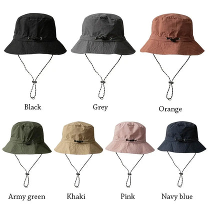 Summer Waterproof Bucket Hat Storage Bag Quick-drying Sun Hat