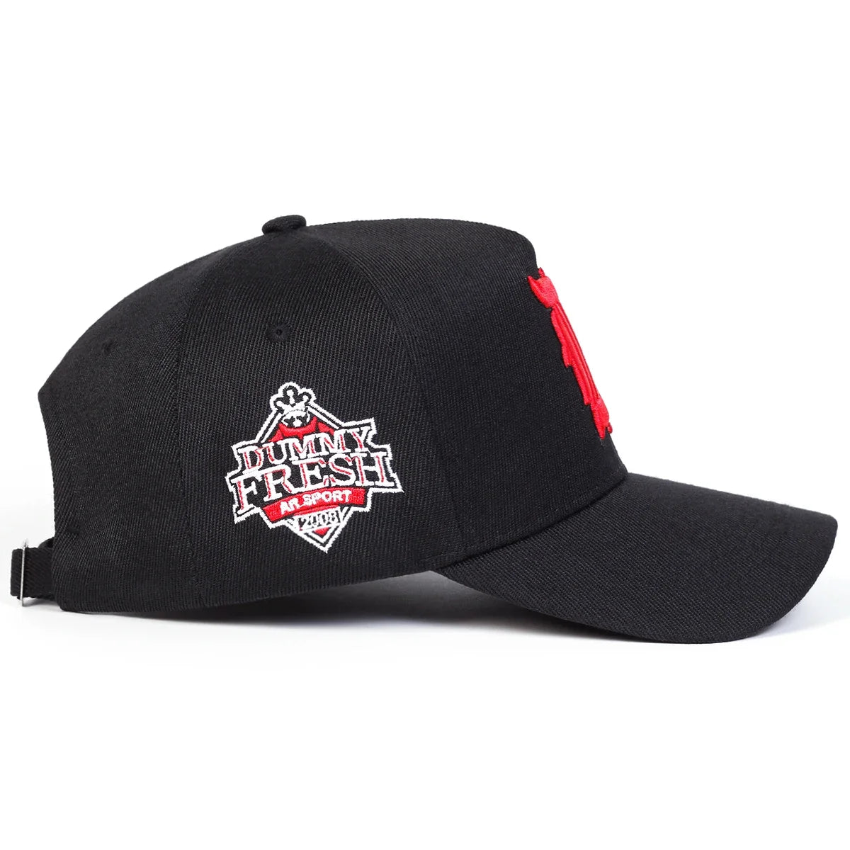 Unisex Gothic D Letter Embroidery Side Dummy Fresh Baseball Caps