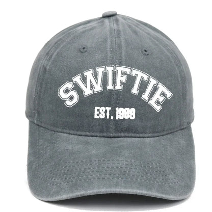 European and American Swiftie Embroidered Baseball Cap Summer