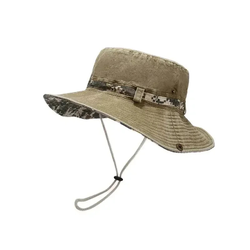 Four Seasons Cotton Solid Bucket Hat Fisherman Hat