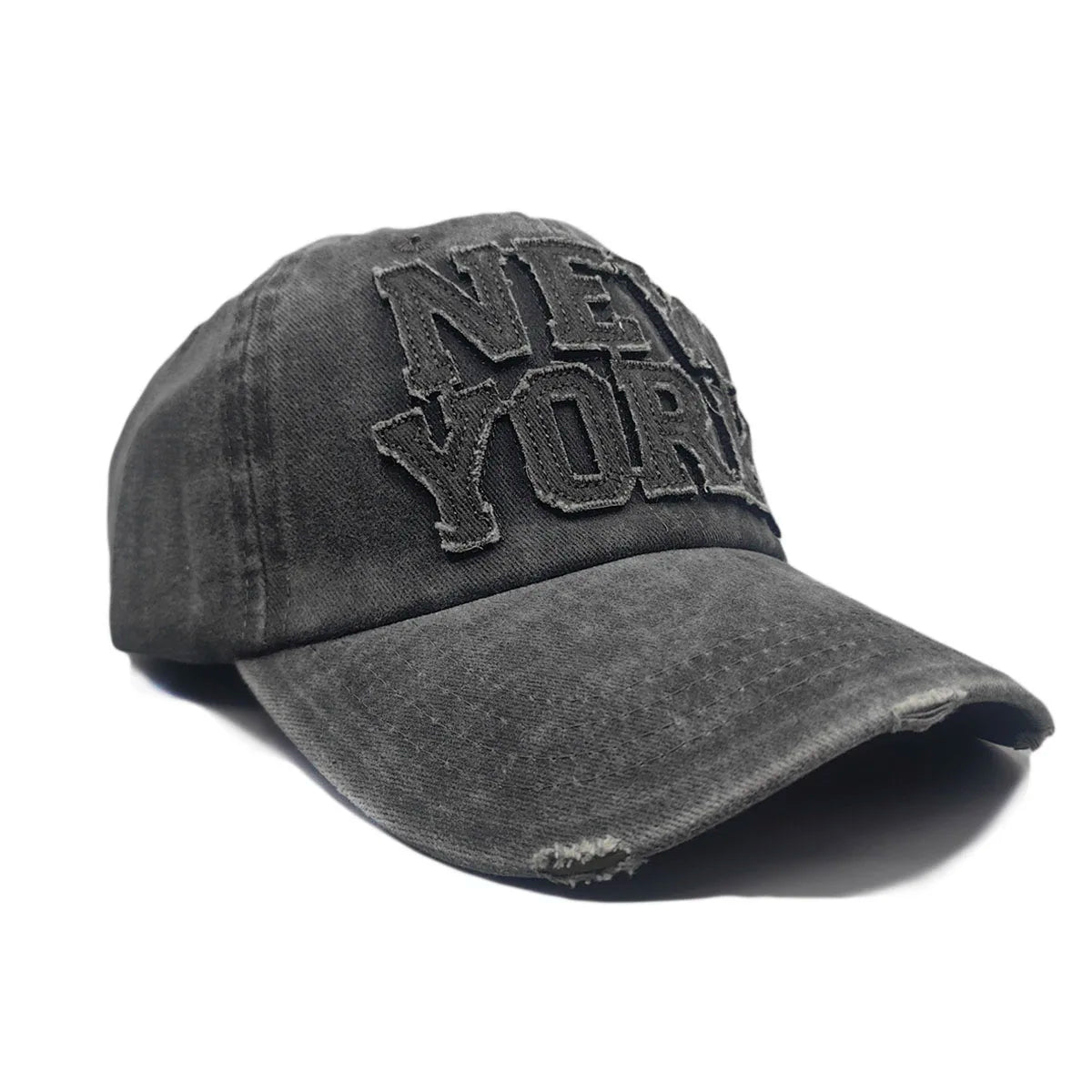 New York Washed Cotton Cap For Adult Men Women Summer Baseball Caps