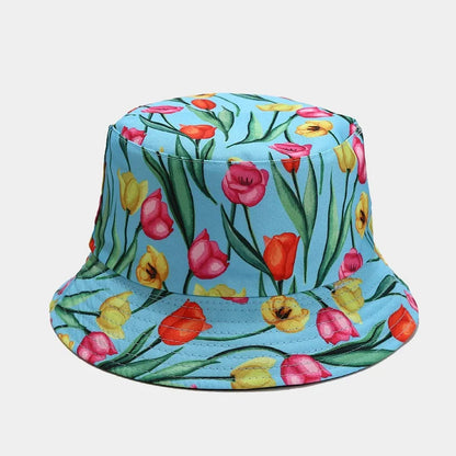 Unisex Panama Bucket Hats Ethnic Style Pattern Fisherman Cap For Men And Women
