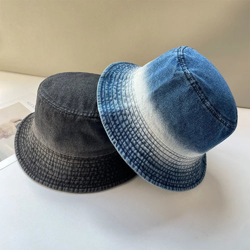 Japanese Korean Style Denim Fisherman Hat